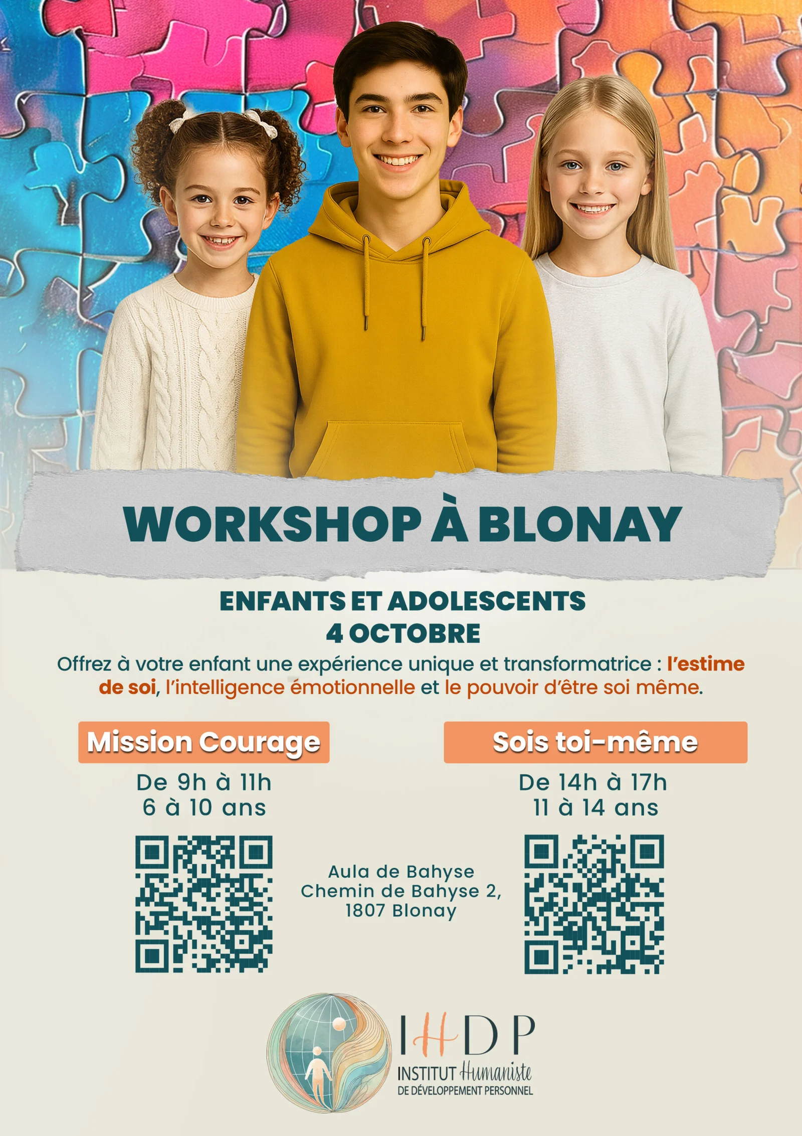 Affiche officielle d'un événement IHDP